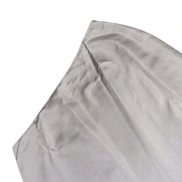 NWT RICKIE FREEMAN BY TERI JON platinum Pencil high waisted Skirt size 12 - Picture 2 of 8